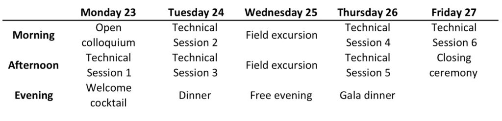 provisional program IGC 39th